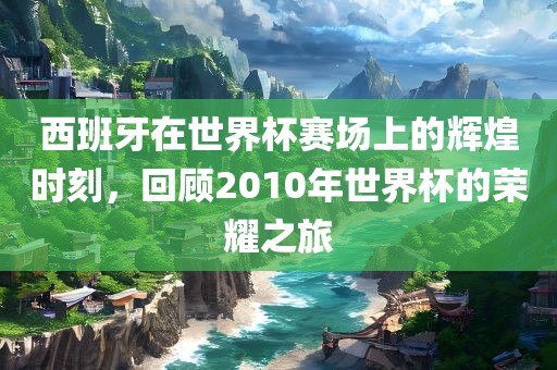 西班牙在世界杯赛场上的辉煌时刻，回顾2010年世界杯的荣耀之旅眉山市正发家政服务有限公司