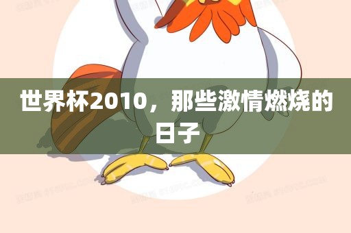 世眉山市正发家政服务有限公司界杯2010，那些激情燃烧的日子
