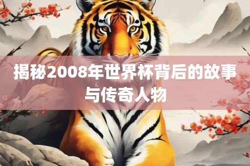 揭秘2008年世界杯背后的故事与传奇人物眉山市正发家政服务有限公司