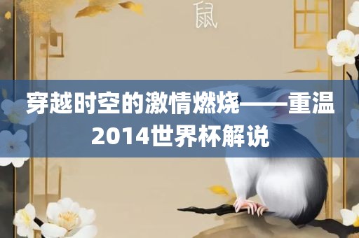 穿越时空的激情燃烧——重温2014世界杯解说