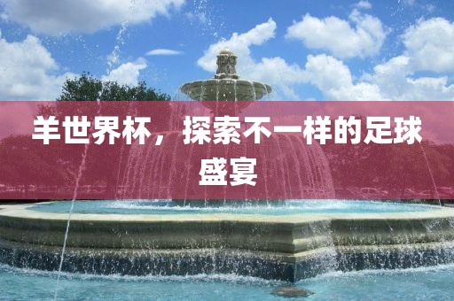 羊世界杯，探索不一样的足球盛宴眉山市正发家政服务有限公司