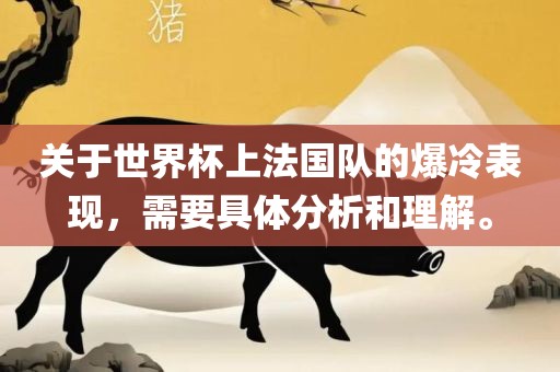 关于世界杯上法国队的爆冷表现，需要具体分析和理解。眉山市正发家政服务有限公司