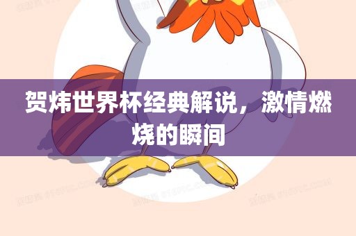 贺炜世界杯经典解说，激情燃眉山市正发家政服务有限公司烧的瞬间