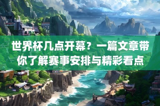 世界杯几点开幕？一篇文章带你了解赛事安排与精彩看点眉山市正发家政服务有限公司