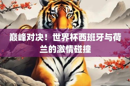 巅峰对决！世界杯西班牙与荷兰的激情碰撞眉山市正发家政服务有限公司
