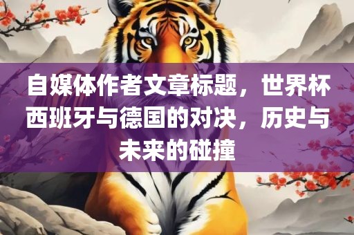 自媒体作者文章标题，世界杯西班牙与德国的对决，历史与未来的碰撞