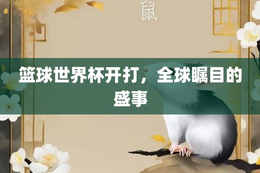 篮球世界杯开打，全球瞩目的盛事眉山市正发家政服务有限公司