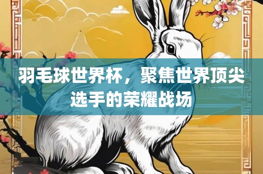 羽毛球世界杯，聚焦世界顶尖选手的荣耀战场