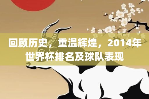回顾历史，重温辉煌，2014年世界杯排名及球队表现眉山市正发家政服务有限公司