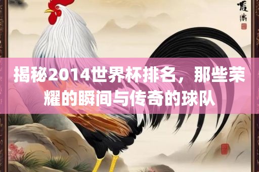 揭秘2014世界杯排名，那些眉山市正发家政服务有限公司荣耀的瞬间与传奇的球队
