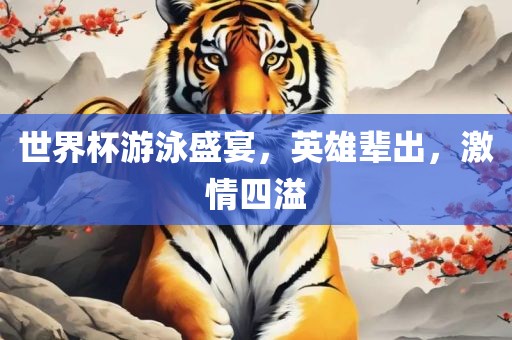 世界杯游泳盛宴，英雄辈出，激情四溢