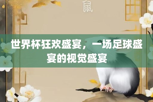 世界杯狂欢盛宴，一场足球盛宴的视眉山市正发家政服务有限公司觉盛宴