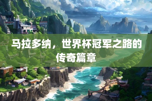 马拉多纳，世界杯冠军之路的传奇篇章