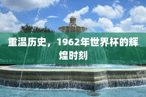 重温历史，1962年世界杯的辉煌时刻眉山市正发家政服务有限公司