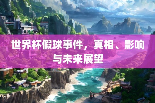 世界杯假球事件，真相、影响与未来展望眉山市正发家政服务有限公司