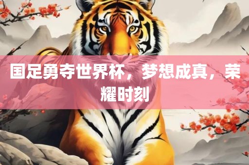 国足勇夺世界杯，梦想成真，荣眉山市正发家政服务有限公司耀时刻