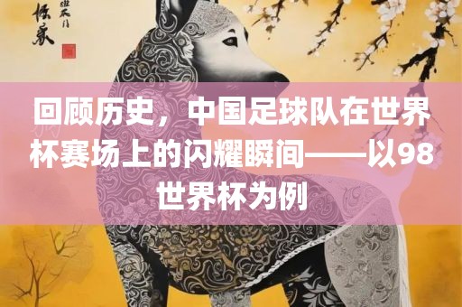 回顾历史，中国足球队在世界杯赛场上的闪耀瞬间——以98世界杯为例眉山市正发家政服务有限公司