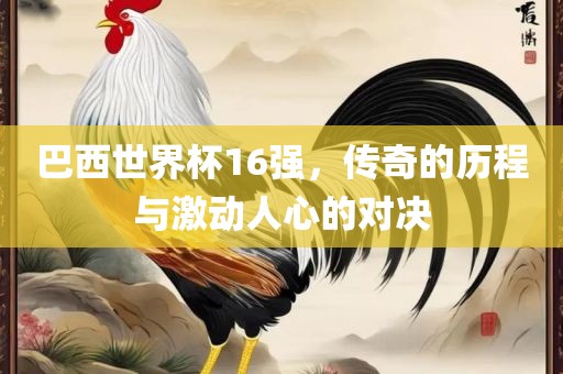 巴西世界杯16强，传奇的历程与激动人心的对决眉山市正发家政服务有限公司