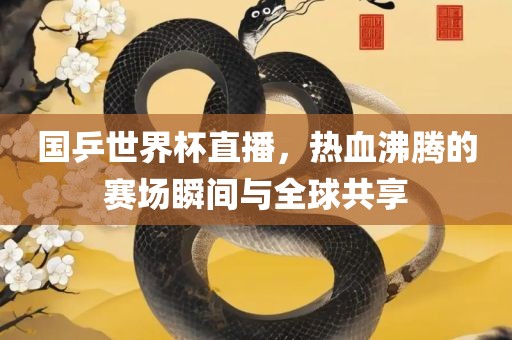 国乒世界杯直播，热血沸腾的赛场瞬间与全球共享