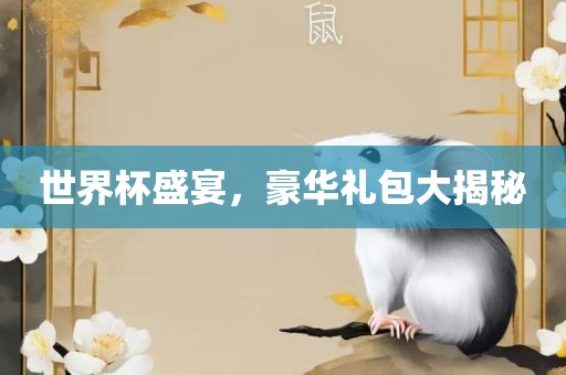 世界杯盛宴，豪华礼包大揭秘