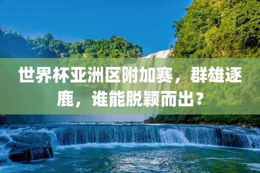 世界杯亚洲区附加赛，群雄逐鹿，谁能脱颖而出？眉山市正发家政服务有限公司