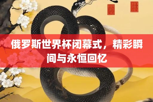 俄罗斯世界杯闭幕式，精眉山市正发家政服务有限公司彩瞬间与永恒回忆