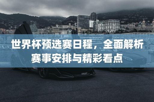 世界杯预选赛日程，全面解析赛事安排与精彩看点眉山市正发家政服务有限公司