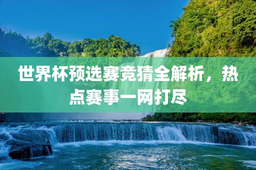 世界杯预选赛竞猜全解析，热点赛事一网打尽眉山市正发家政服务有限公司