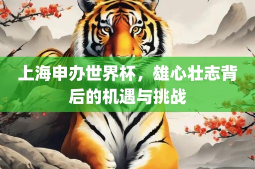 上海申办世界杯，雄心壮志背后的机遇与挑战