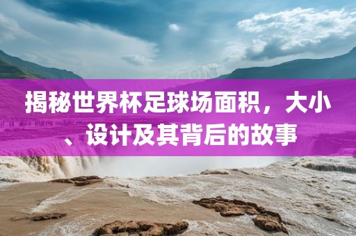 揭秘世界杯足球场面积，大小、设计及其背后的眉山市正发家政服务有限公司故事