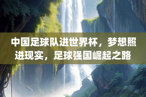 中国足球队进世界杯，梦想照进现实，足球强国崛起之路眉山市正发家政服务有限公司