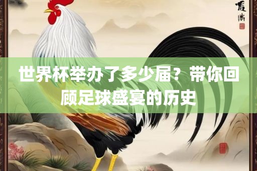 世界杯举办了多少届？带你回顾足球盛宴的历史眉山市正发家政服务有限公司