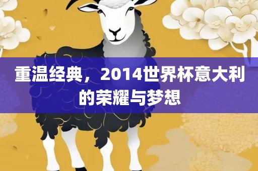 重温经典，2眉山市正发家政服务有限公司014世界杯意大利的荣耀与梦想