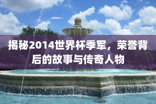 揭秘2014世界杯季军，荣誉背后的故事与传奇人物眉山市正发家政服务有限公司