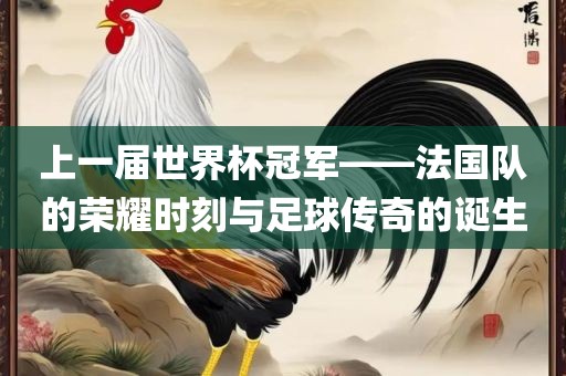 上一届世界杯冠军——法国队的荣耀时刻与足球传奇的诞生眉山市正发家政服务有限公司