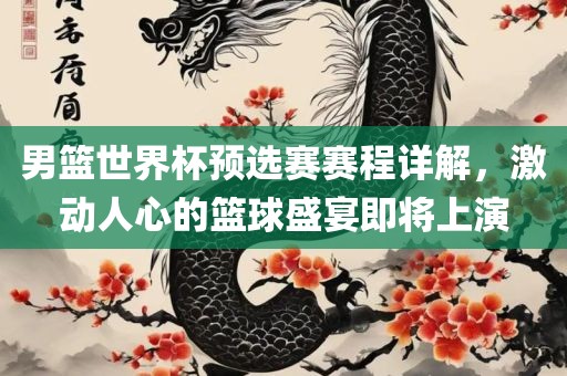 男篮世界杯预选赛赛程详解，激动人心的篮球盛宴即将上演