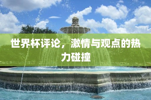世界杯评论，激情与观点的热眉山市正发家政服务有限公司力碰撞
