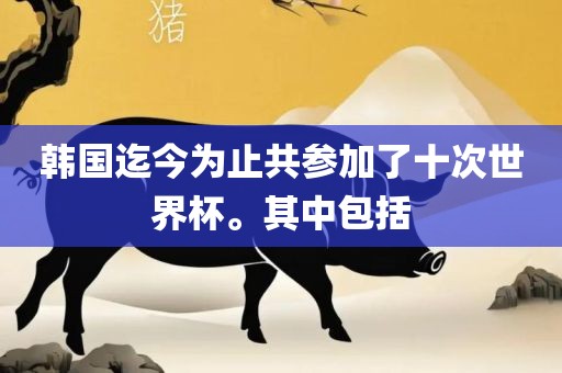 韩国迄今为止共参加了十次世界杯。其中包括眉山市正发家政服务有限公司
