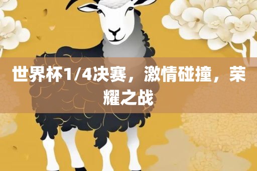 世界杯1/4决赛，激情碰撞，荣耀之战