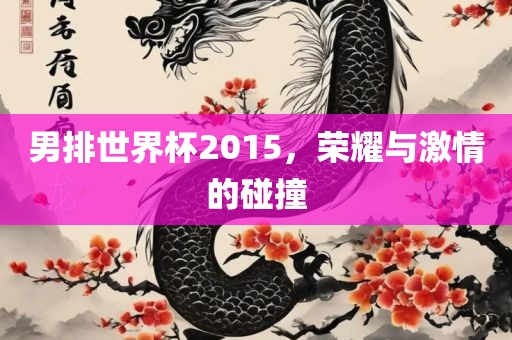 男排世界杯2015，荣耀与激情的碰撞眉山市正发家政服务有限公司