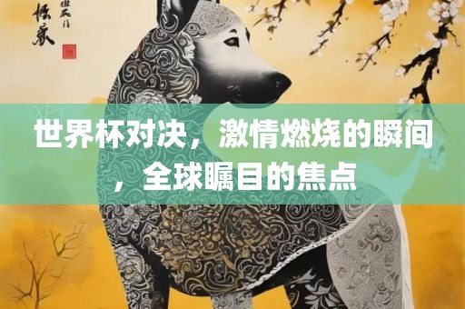 世界杯对决，激情燃烧的瞬间，全球瞩目的焦点
