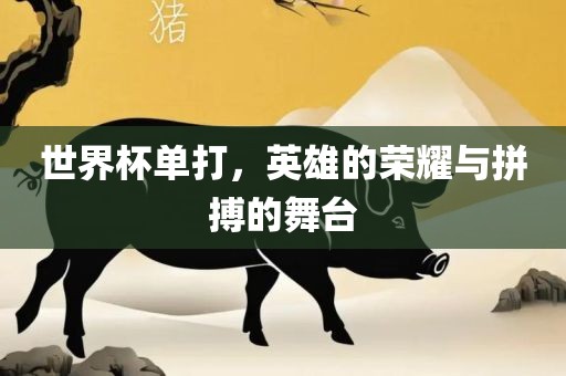 世界杯单打，英雄的荣耀与拼搏的舞台眉山市正发家政服务有限公司