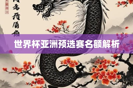 世界杯亚洲预选赛名额解析眉山市正发家政服务有限公司
