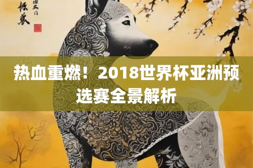 热血重燃！2018世界杯亚洲预选赛全景解析