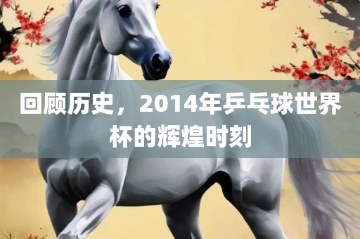 回顾历史，2014年乒乓球世界杯的辉煌时刻