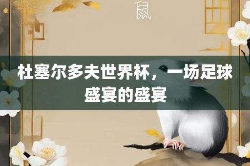 杜塞尔多夫世界杯，一场足球盛宴的盛宴