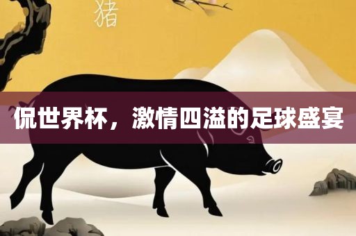 侃世界杯，激情四溢的足球盛宴