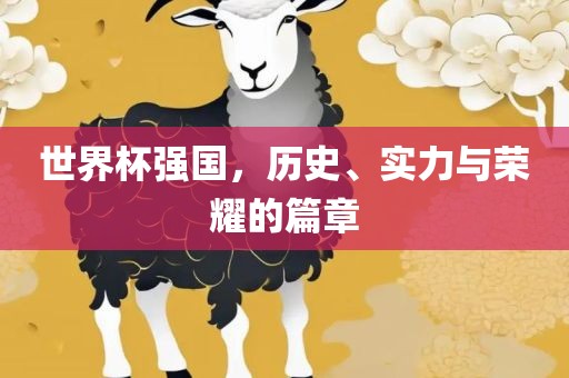 世界杯强国，历史、实力与荣耀的篇章