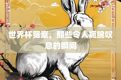 世界杯冤案，那些令人扼腕叹息的瞬间眉山市正发家政服务有限公司