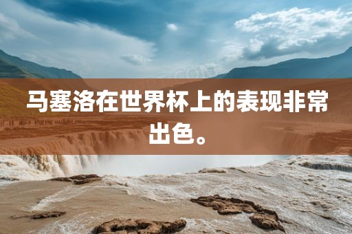 马塞洛在世界杯上的表现非常出色。